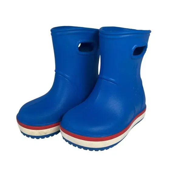 CROCS Shoes Crocs Crocband Rain Boots Fall Winter Outdoor Blue